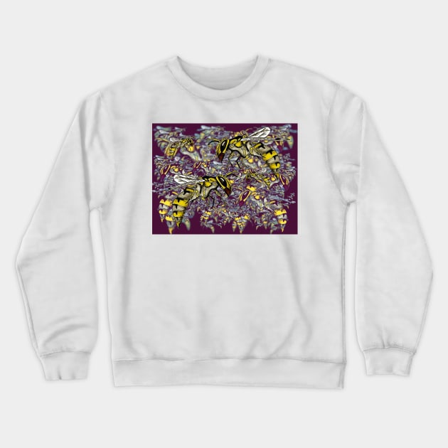 The swarm Crewneck Sweatshirt by Glenbobagins